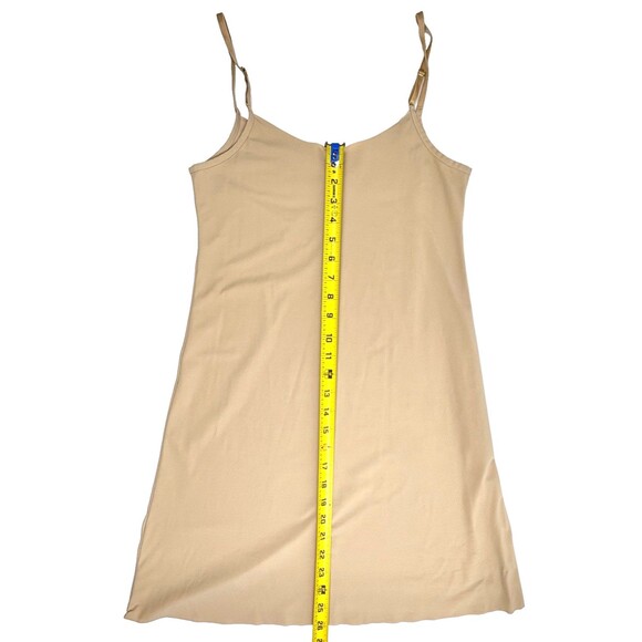 Commando Classic Mini Cami Slip Shapewear Beige Made in USA Compression M/L - Picture 9 of 10
